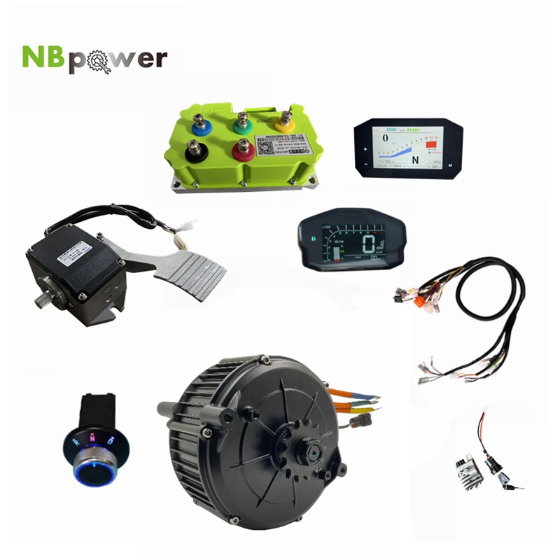 Mid Drive Motor Kit 72V 5000W - Kit de motor PMSM de transmisión