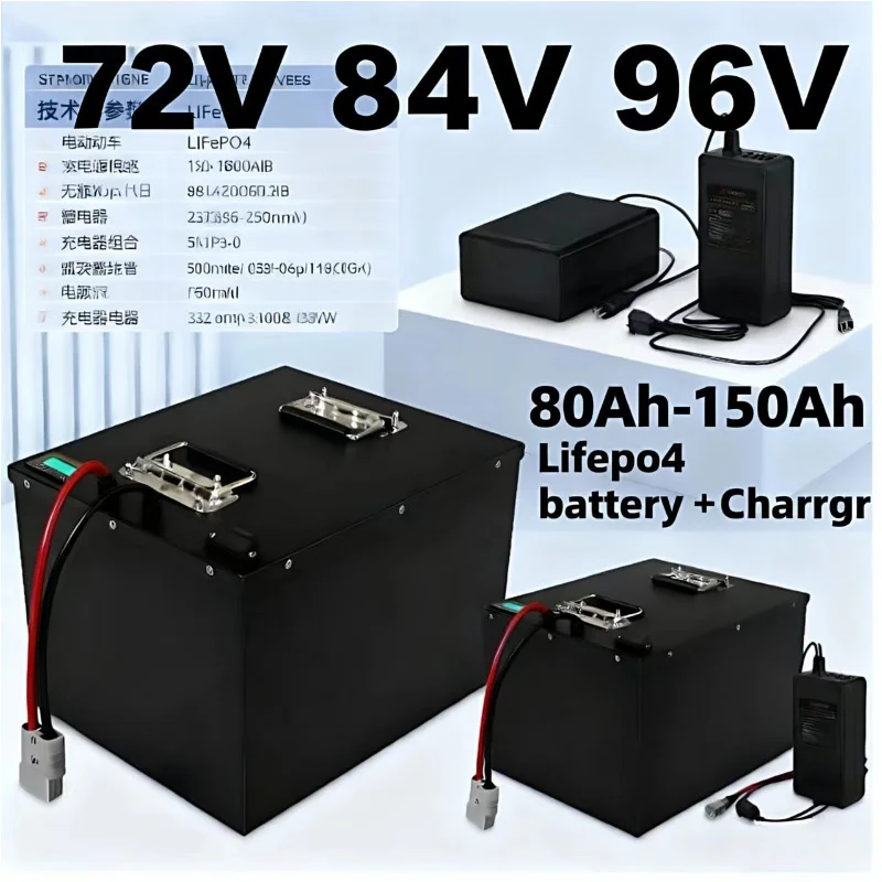 Lifepo4 72V 100Ah Battery Pack Ev - Paquete de batería LIFEPO4 con BMS