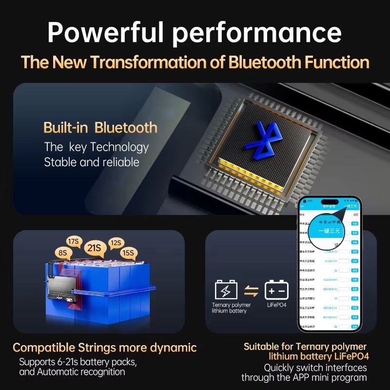 Sistema de Gestión de Baterías - Smart Bms 24S 200A Bluetooth Lifepo4 reseña y precio