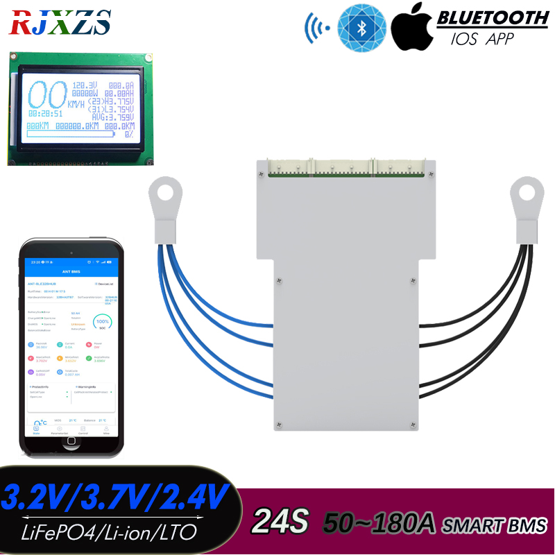 8S a 20S 22S 24S SMART Ant BMS - Smart Bms 24S 200A Bluetooth Lifepo4 reseña y precio