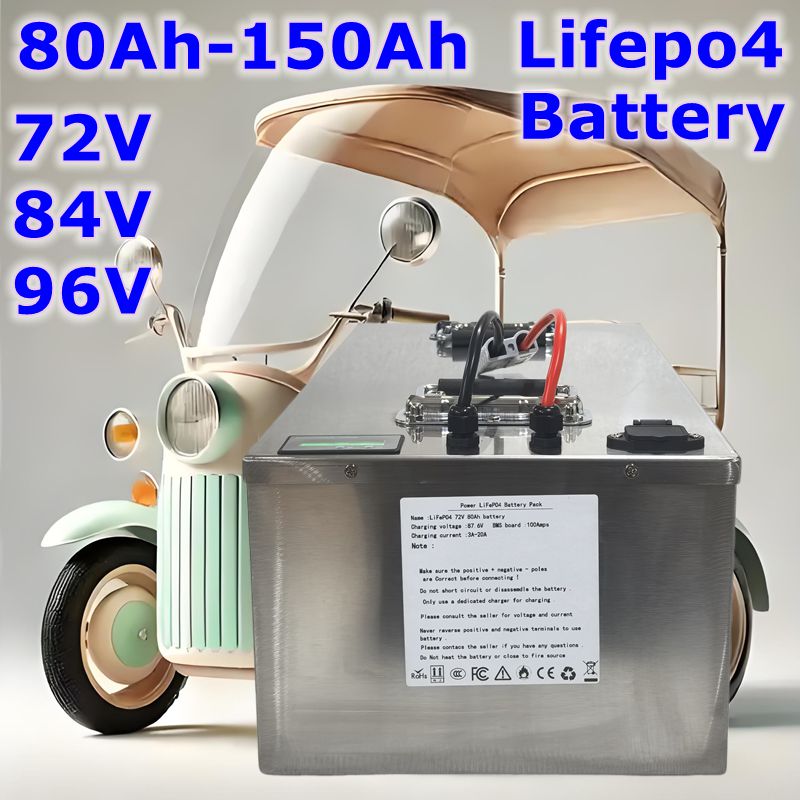 Batería LIFEPO4 72V 84V 96V 80 - Lifepo4 72V 100Ah Battery Pack Ev reseña y precio